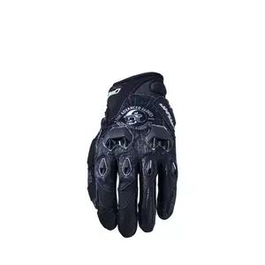 Five Stunt Evo Replica skull motorbike gloves black 8-1