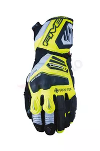 Five TFX-1 GTX rukavice na motorku šedo-žluté fluo 7 - 521049207