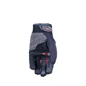 Motorkárske rukavice Five TFX-4 čierne/červené 10-2