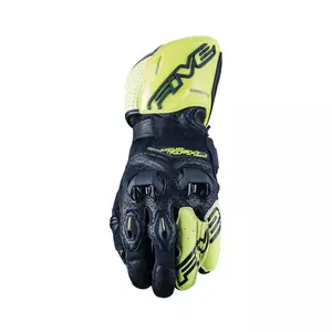 Motorkárske rukavice Five RFX-2 Airflow čierno-žlté fluo 8-1