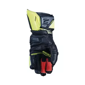 Five RFX-2 Airflow γάντια μοτοσικλέτας μαύρο/κίτρινο fluo 9-2