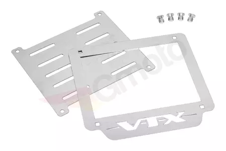 Πλαίσιο πινακίδας κυκλοφορίας Honda VTX 1300 1800 από ανοξείδωτο χάλυβα - 675137