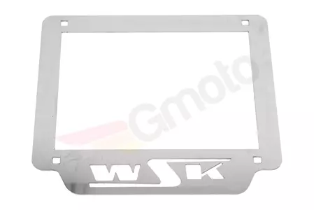 WSK okvir registarske pločice od nehrđajućeg čelika-3