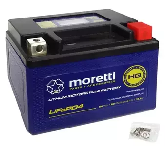  Akumulator Moretti MFPX4L litowo-jonowy ze wskaźnikiem