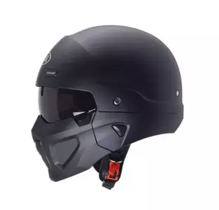Cască de motocicletă Awina cu mandibulă detașabilă TN-8658X M negru mat