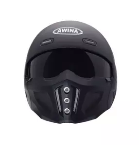 Awina motorkerékpáros sisak levehető állkapoccsal TN-8658X M matt fekete-2