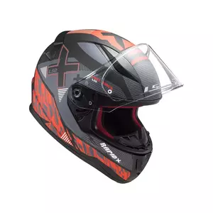 LS2 FF353 RAPID XTREET MATT BLACK RED S capacete integral de motociclista-2