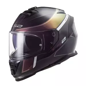 Motociklistička kaciga koja pokriva cijelo lice LS2 FF800 STORM VELVET BLACK RAINBOW XXL-1