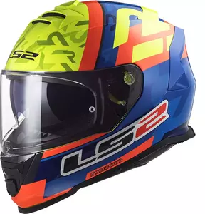LS2 FF800 STORM SALVADOR REPLICA BLUE H-V L capacete integral de motociclista-1