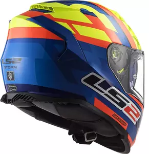 LS2 FF800 STORM SALVADOR REPLICA BLUE H-V L capacete integral de motociclista-3