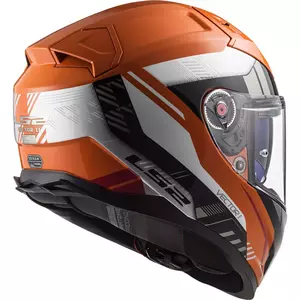 LS2 FF811 VECTOR II STYLUS LARANJA PRETO L capacete integral de motociclista-2