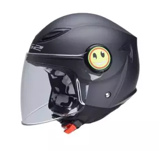LS2 OF602 FUNNY JUNIOR casco de moto abierto MATT NEGRO M - AK3060210114