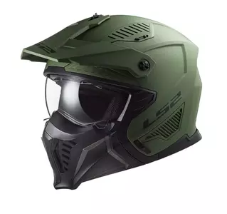 LS2 OF606 DRIFTER SOLID MATT MILI GREEN XXL casco moto open face - AK3660610617