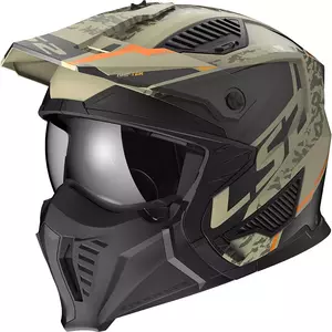 LS2 OF606 DRIFTER DEVOR MATT SAND L capacete aberto para motociclistas-1