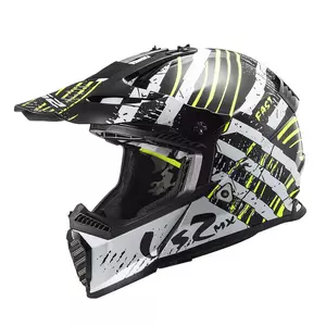 LS2 MX437 FAST EVO VERVE PRETO BRANCO L capacete para motas de enduro-1