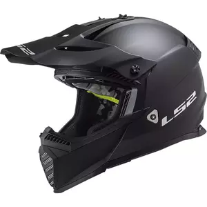 LS2 MX437 FAST EVO MINI MATT BLACK M capacete para motas de enduro-1