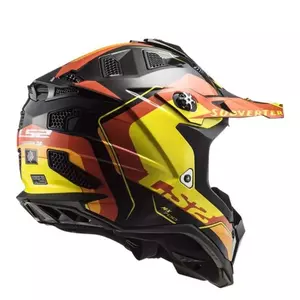 LS2 MX700 capacete para motas de enduro SUBVERTER EVO ARCHED PRETO AMARELO VERMELHO XL-3