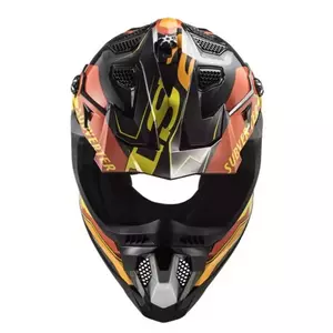 LS2 MX700 capacete para motas de enduro SUBVERTER EVO ARCHED PRETO AMARELO VERMELHO XL-4