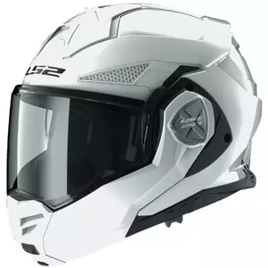 LS2 FF901 ADVANT X SOLID WHITE XS casco moto mandíbula-1