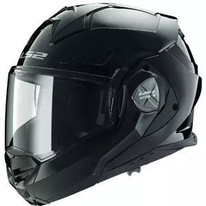 LS2 FF901 ADVANT X SOLID GLOSS NEGRO L casco moto mandíbula-1