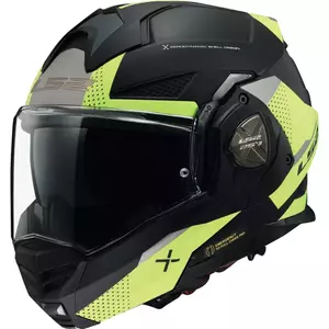 LS2 FF901 ADVANT X OBLIVION MATT BLACK H-V S casco moto jaw-1