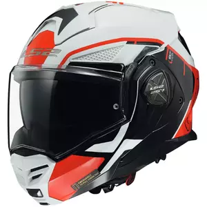 Kask motocyklowy szczękowy LS2 FF901 ADVANT X METRYK WHITE RED M - AK5690122024