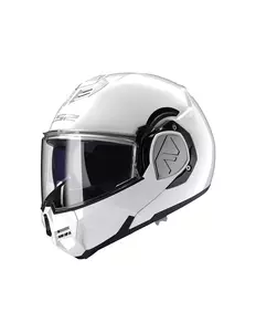 LS2 FF906 ADVANT SOLID WHITE S casco moto mandíbula-1