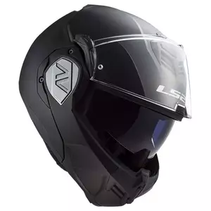 LS2 FF906 ADVANT SOLID MATT BLACK L capacete de motociclista para maxilar-2