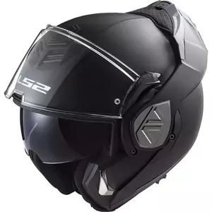 LS2 FF906 ADVANT SOLID MATT NEGRO L casco moto mandíbula-3