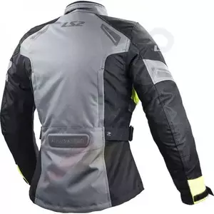 LS2 Phase Lady motorkerékpár kabát Szürke Fekete Sárga 3XL-2