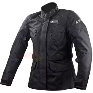LS2 Metropolis női motorkerékpár kabát Fekete 5XL - 6200J701291