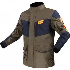 LS2 Metropolis Evo Man Khaki kék narancssárga XXL motorkerékpár kabát-1