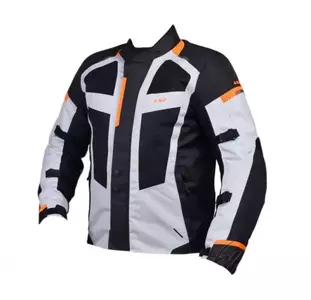 LS2 Scout Man motorkerékpár kabát Fekete Szürke Narancs 3XL-1