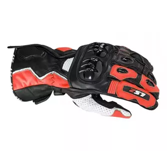LS2 Swift Racing Man Μαύρο Κόκκινο XL Γάντια μοτοσικλέτας - 70099R01326