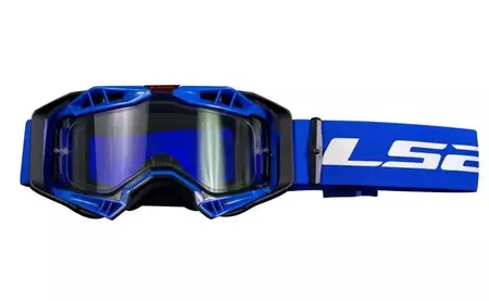 Óculos de proteção para motociclistas LS2 Aura preto/azul-1