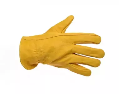 Leoshi Bob Vintage S žlté rukavice na motorku
