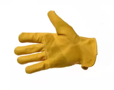 Leoshi Bob Vintage M žlté rukavice na motorku-2