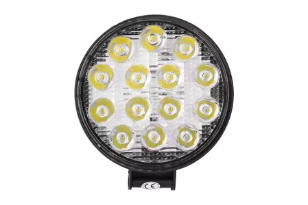 Lampă suplimentară cu LED-uri 42W reflector ATV circular-2