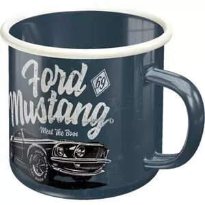 "Ford Mustang" emaliuotas puodelis-2