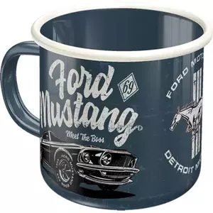 "Ford Mustang" emaliuotas puodelis-3