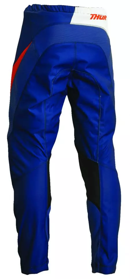 Thor Junior Sector Edge pantaloni cross enduro blu navy/arancio 26-2