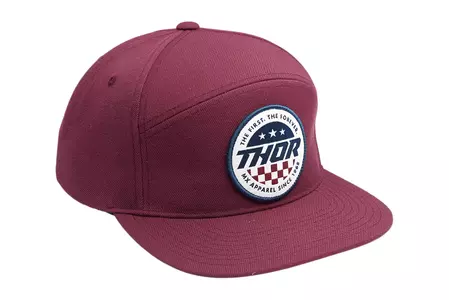 Thor S20 Patriot beisbola cepure bordo krāsā - 2501-3234