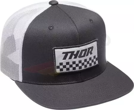 Thor S23 Checker șapcă de baseball gri OS - 2501-3994
