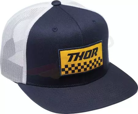 Thor S23 Checker șapcă de baseball navy OS - 2501-3995