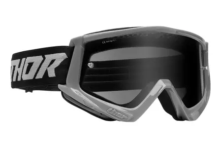 Thor Combat Sand motoros szemüveg cross enduro szürke/fekete