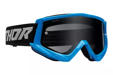 Thor Combat Sand motorbril cross enduro blauw/zwart - 2601-2695