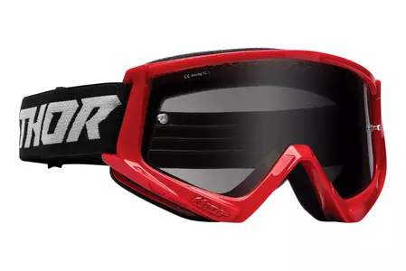 Thor Combat Sand motorbril cross enduro rood/zwart-1