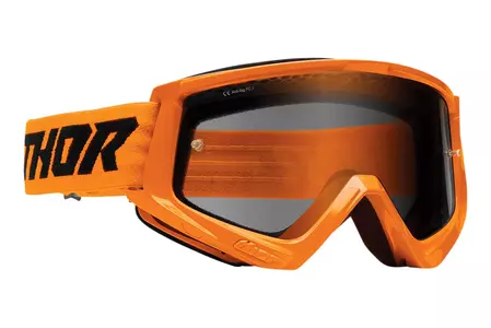 Motocyklové okuliare Thor Combat Sand cross enduro orange-1
