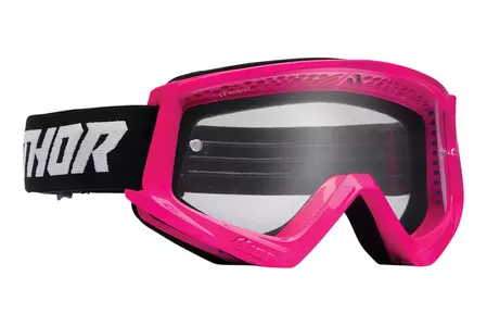 Thor Combat motorcykelglasögon cross enduro rosa/svart - 2601-2707