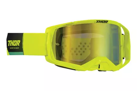 "Thor Activate" motociklininko akiniai cross enduro yellow fluo-1